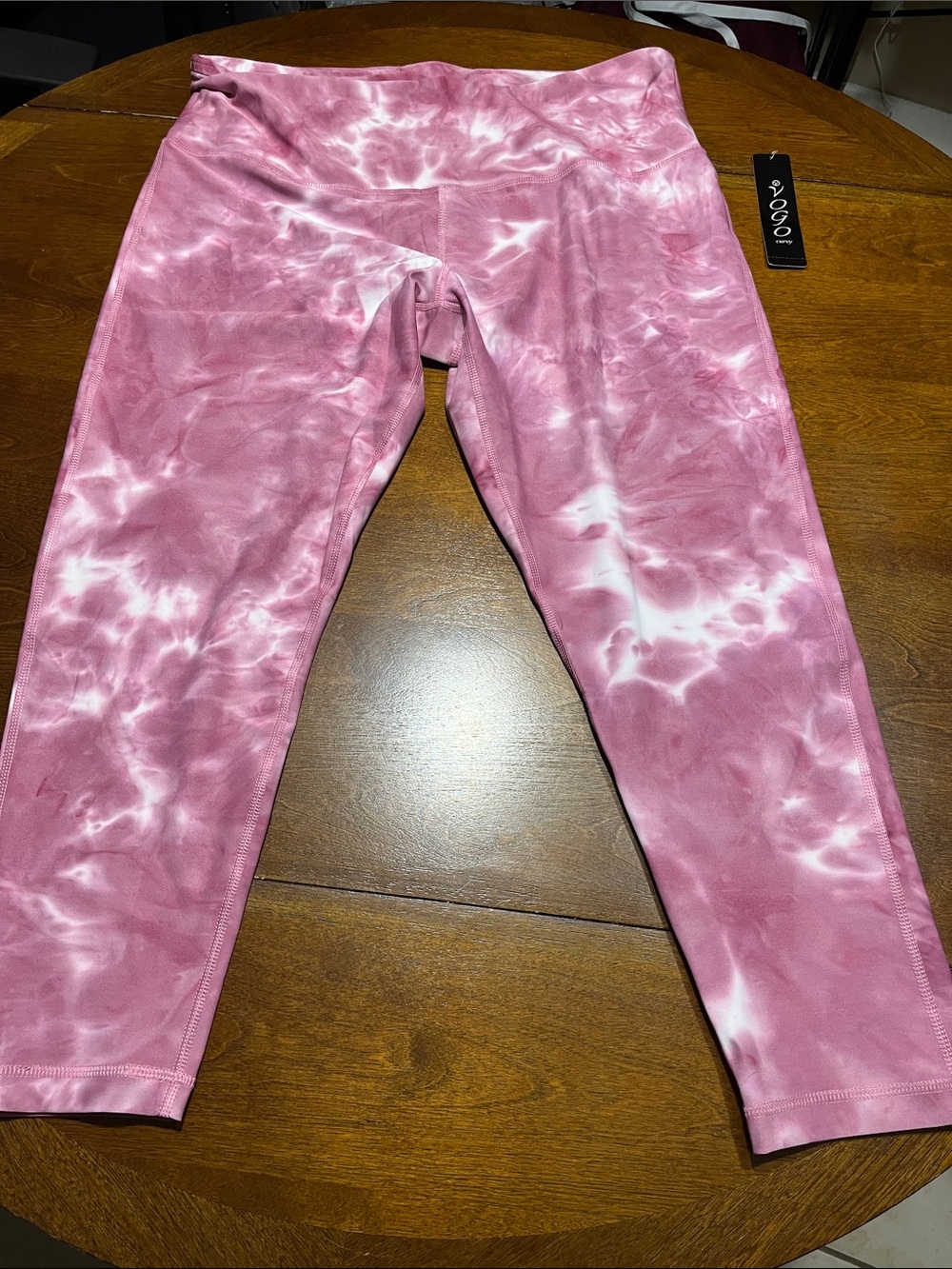 NWT VOGO Athletica Pink Tie-Dye High-Waist Leggings